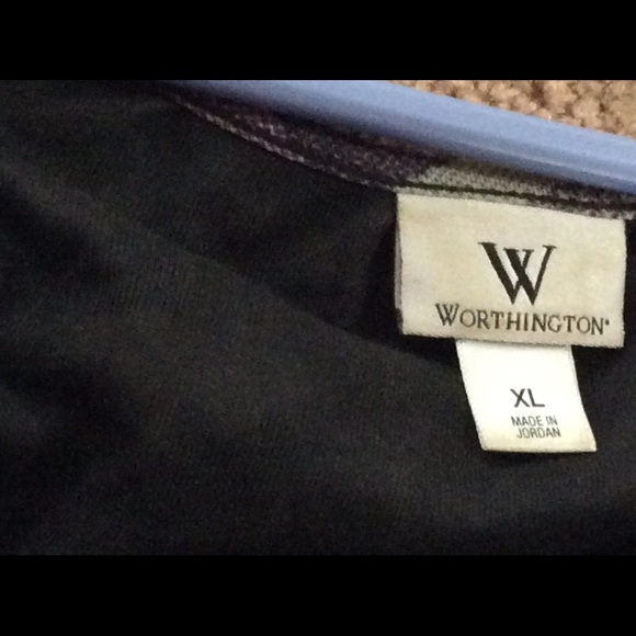 COPY - Unique Plaid Cap Sleeved Worthington Top - Picture 7 of 7